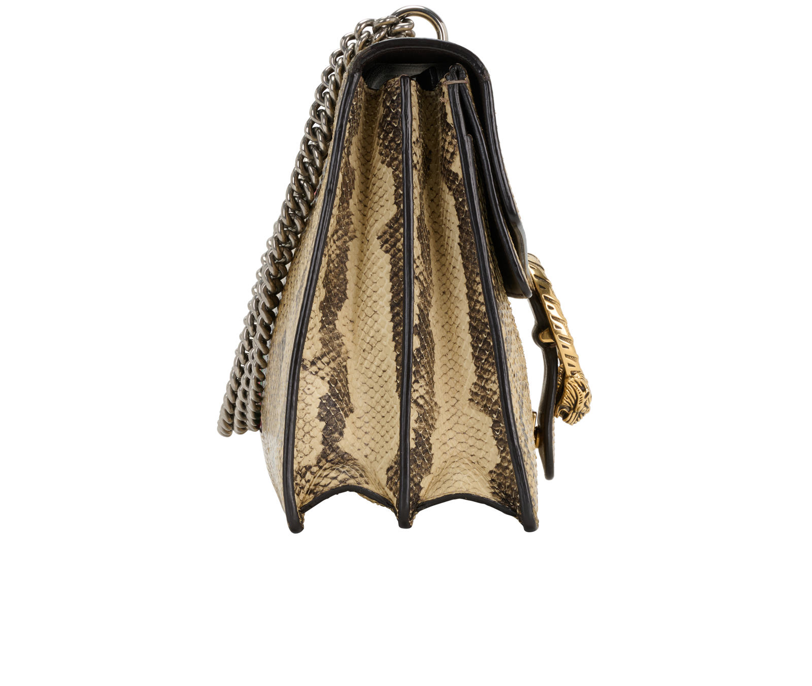 Dionysus Large, &pound;850, Handbags, Cream, Python, Side view